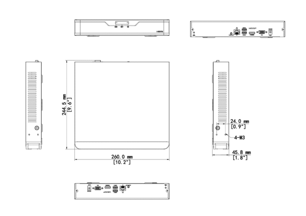 UNV IP NVR (4 Channel, 4 POE) - Image 4