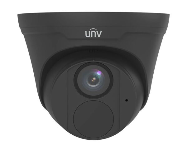 Black Turret Dome Camera (4MP, Mic, WDR)
