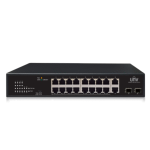 Uniview Gigabit POE Ethernet Switch (16 Ports, 2 Uplinks)