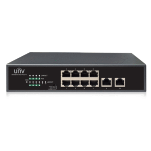 Uniview Gigabit POE Ethernet Switch (8 Ports, 2 Uplinks)