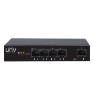 Uniview Gigabit POE Ethernet Switch (4 Ports, 1 Uplink)