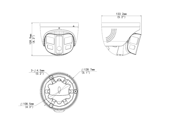 Dual Lens Tri-Guard 2.0 Turret Camera (8MP, AI, WhiteLight, Two-Way Audio) - Image 4