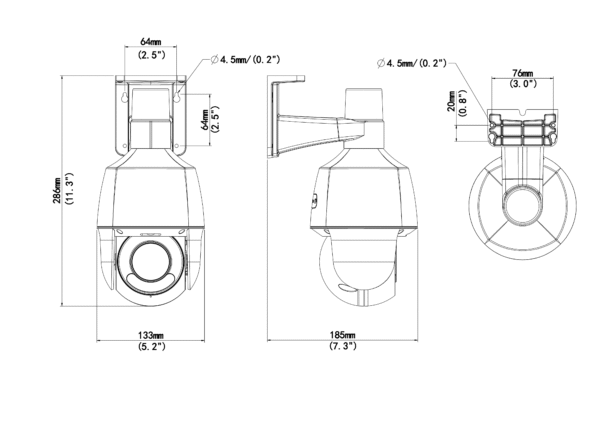 4MP OwlView Mini PTZ (5x Optical, WhiteLight, Auto-Tracking) - Image 4