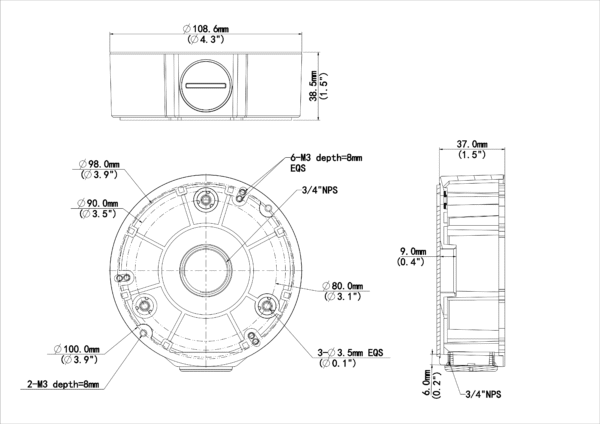 Fixed Dome Junction Box - Image 4