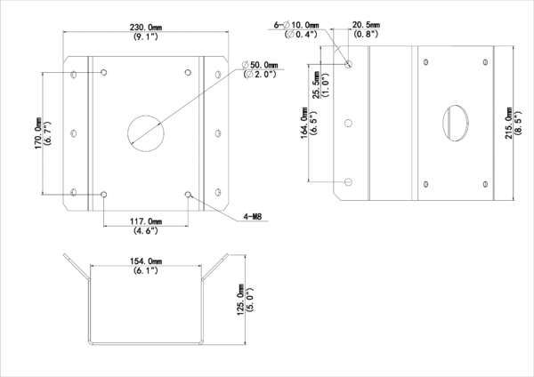 PTZ Dome Corner Mount - Image 4