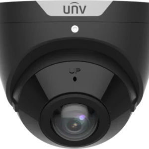 Black 180° Turret Camera (5MP, AI, Mic, IK10, 180, Black)