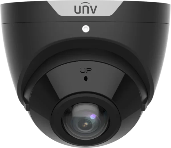 Black 180° Turret Camera (5MP, AI, Mic, IK10, 180, Black)