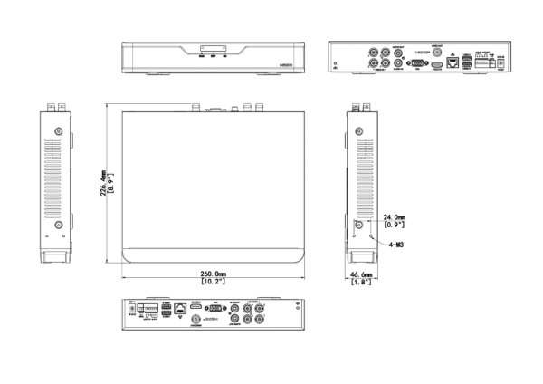 UNV Hybrid DVR (6ch: 4HD+2IP) - Image 4