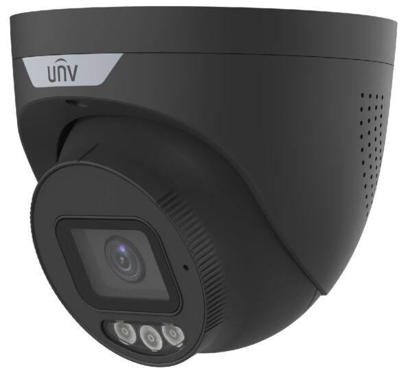 Black Tri-Guard 2.0 Turret Camera (8MP, AI, WhiteLight, Two-Way Audio, 2.8mm, Black)