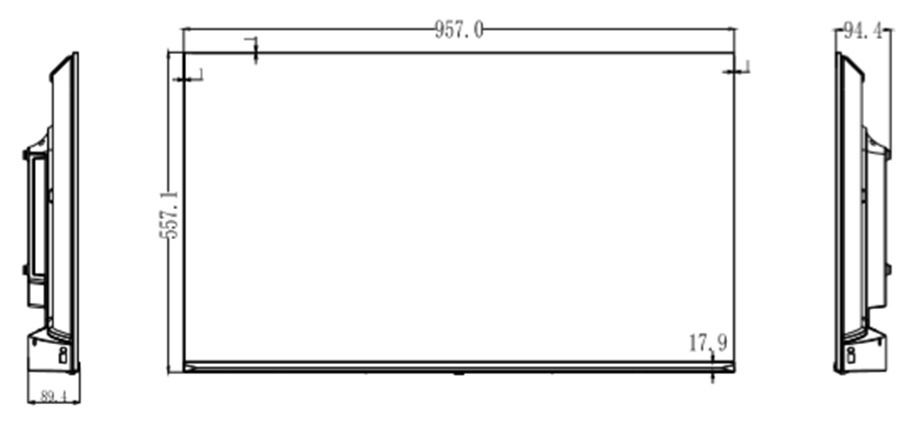 Uniview 43 Inch UHD (4K) CCTV Monitor (with speakers) - Image 2